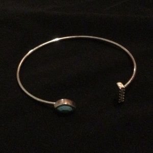 NWOT Jules Smith Pave Turquoise Cuff
